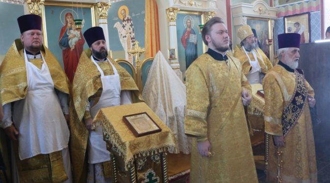 Освящение храма в хут. Крупской